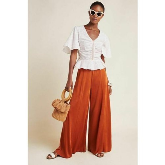 NWT Maeve Shilo Knit Wide Leg Pant - Picture 1 of 4